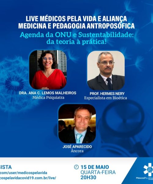 O MPV e AM&PA seguem com a pauta da educação no Brasil: Quarta-feira (15) às 20h30 com o tema: “Agenda da ONU e Sustentabilidade: da teoria à prática”