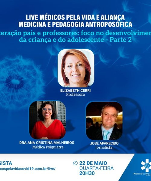 O MPV a AM&PA debatem o futuro da educação no Brasil nesta quarta-feira (22) às 20h30 com o tema – “Interação entre pais e professores: foco no benefício para o desenvolvimento de crianças e adolescentes”