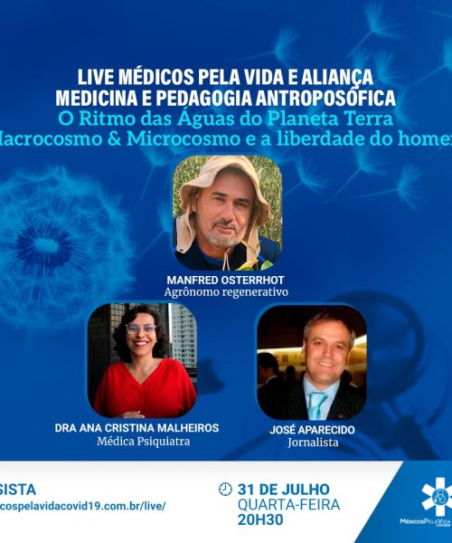 Live MPV e AMPA  – Quarta-feira(31) às 20h30 debate o tema “O Rítmo das Águas do Planeta: Macrocosmo & Microcosmo relacionados à Liberdade do Homem!”