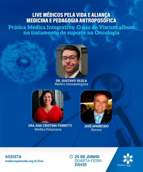MPV e Aliança Medicina & Pedagogia Antroposófica prosseguem com a série especial intitulada “Prática Médica Integrativa” com a participação de médicos e profissionais da saúde abordando o tratamento e a prevenção de doenças.