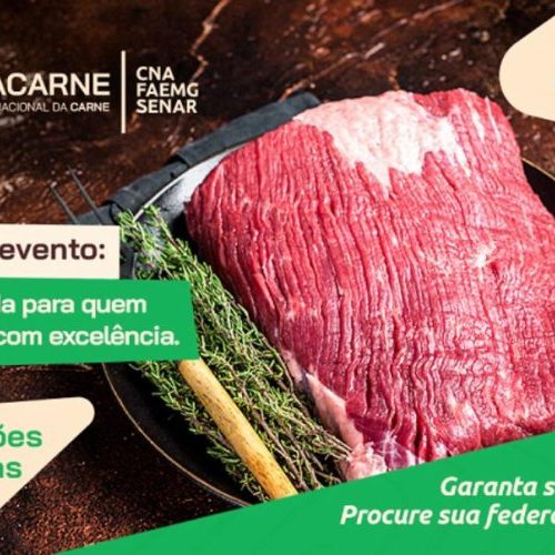 Sistema CNA/Senar e Faemg abrem inscrições para o Conacarne 