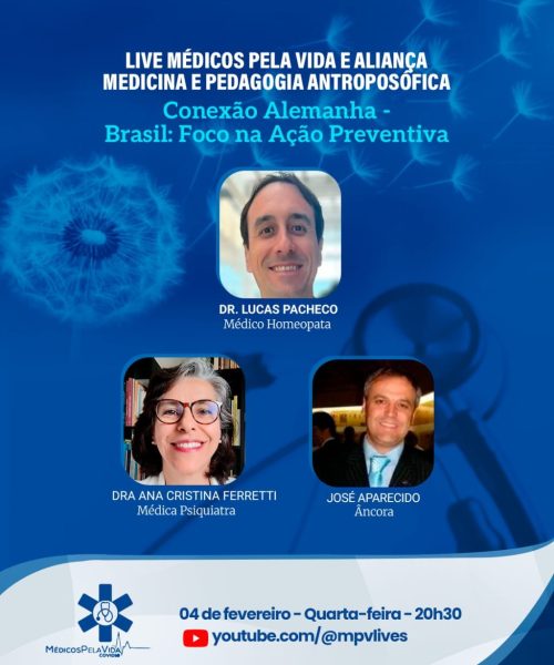 Live MPV e Aliança Antroposófica de quarta-feira (04/02) às 20h30: Conexão de Alemanha e Brasil – Foco na Ação Preventiva