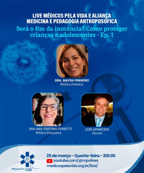 Live MPV e Aliança Antroposófica – quarta-feira (25/03) às 20h30 – Será o fim da inocência? Como proteger crianças e adolescentes – Ep. 1