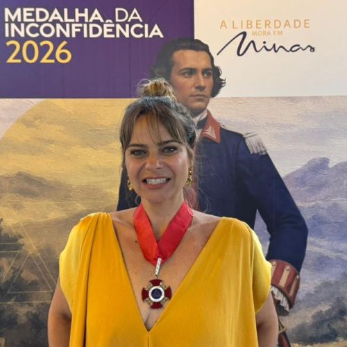 Bárbara Botega, ex-secretária no governo Zema é agraciada com a Medalha da Inconfidência