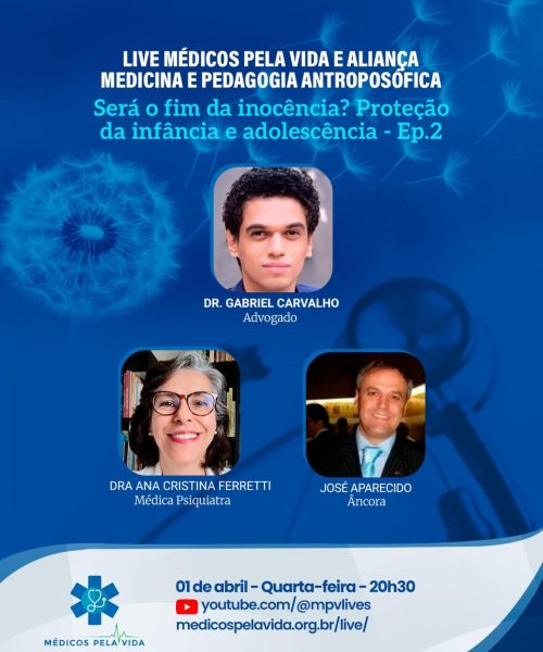 Live MPV e Aliança Antroposófica de quarta-feira (01/04) às 20h30 – Será o Fim da Inocência? Como proteger crianças e adolescentes? Ep-2