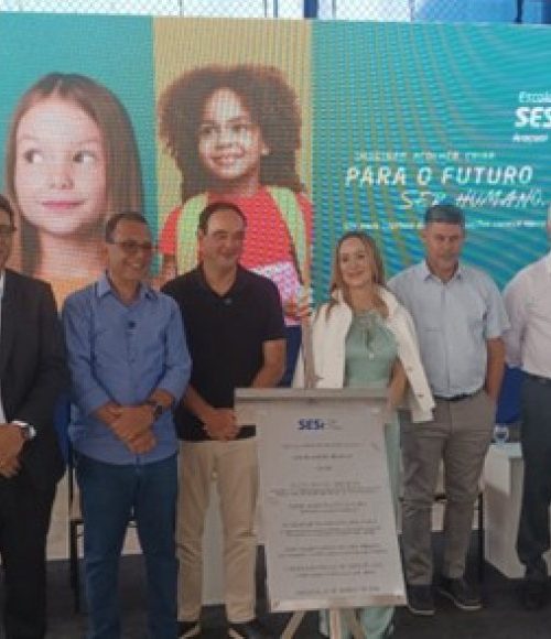FIEMG inaugura escola do SESI em Araçuaí e lança pedra fundamental de nova unidade em Salinas 