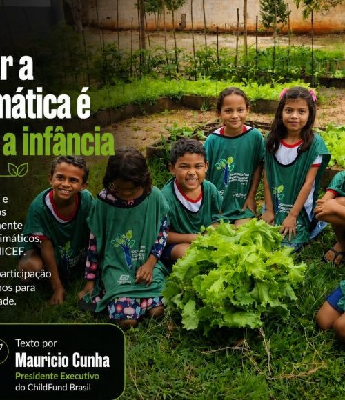 Enfrentar a crise climática é proteger a infância 