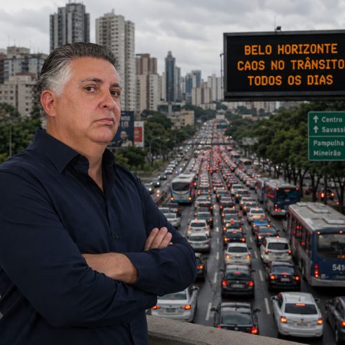 Belo Horizonte está parando, e o trânsito já virou um problema de saúde pública gravíssimo