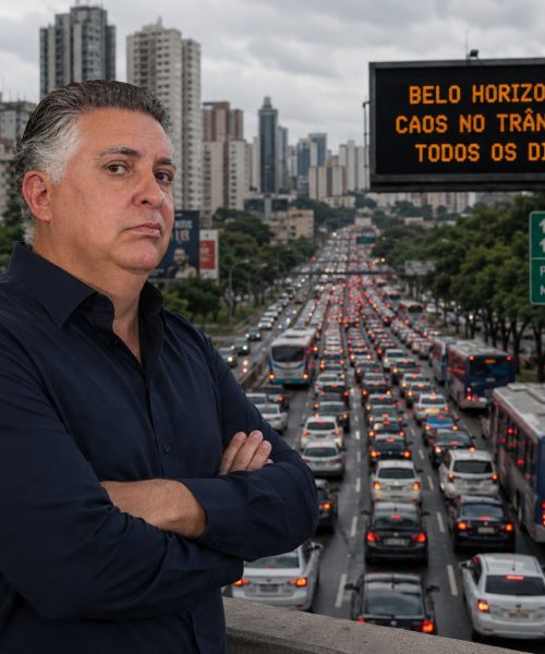 Belo Horizonte está parando, e o trânsito já virou um problema de saúde pública gravíssimo