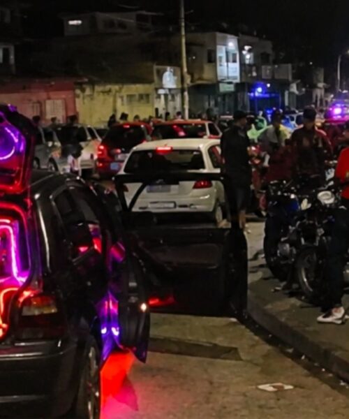 Avenida Saramenha em BH e o silêncio das autoridades contrastando com o barulho que atravessa a madrugada