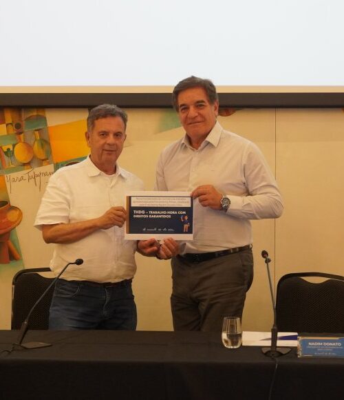 Fecomércio MG entrega proposta THDG ao senador Rogério Marinho e amplia debate sobre novas relações de trabalho 